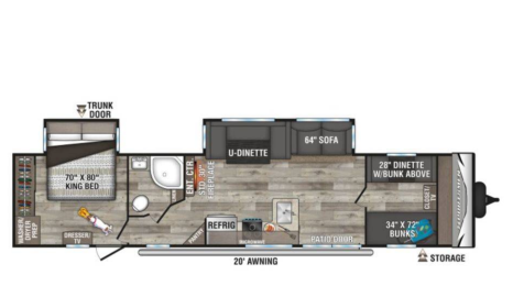 Sportsmen (Bunkhouse) RV Sites 55, 66, & 87